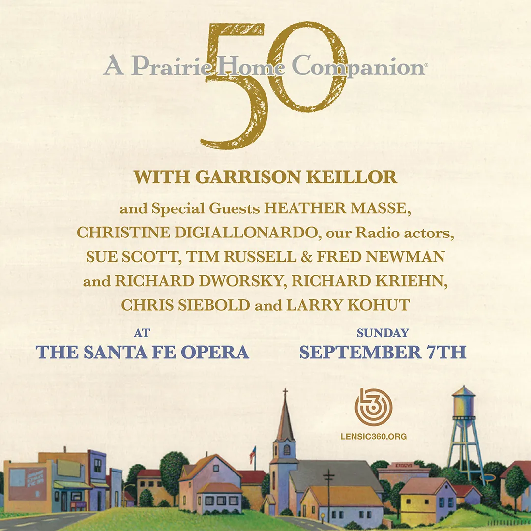 A Prairie Home Companion Christmas Tour Poster 2025