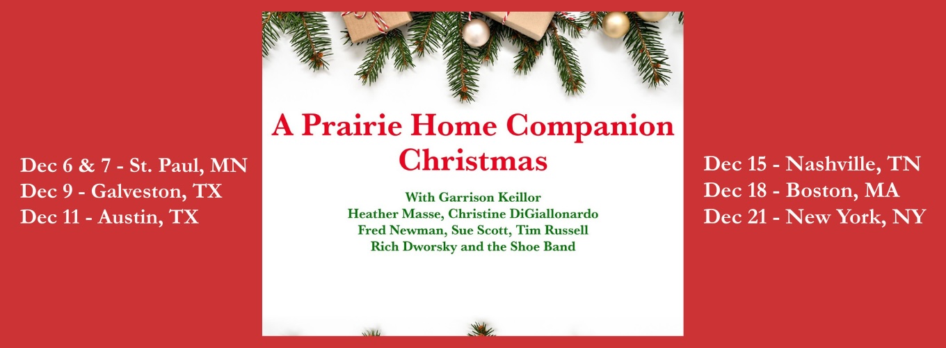 A Prairie Home Companion Christmas Tour Poster 2025